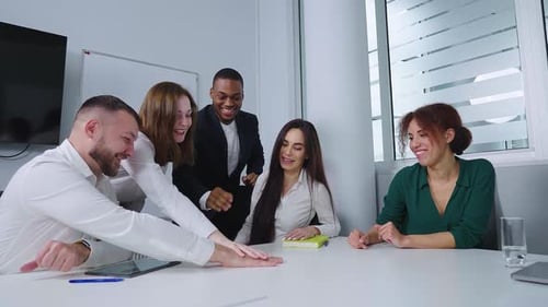 Diverse Team Achieves Success in the Workplace