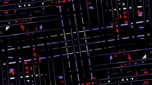 Abstract Mesh Pattern VJ Loop Animation