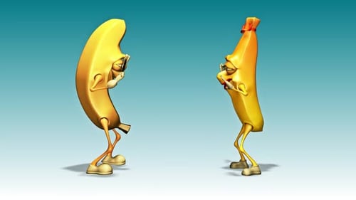 Two Banans - Danse 3D en boucle