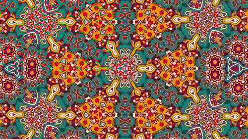 4K Kaleidoscope Mandala Loop