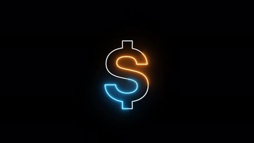Neon-Dollar-Symbol