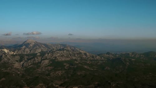 Aerial View of a Mountain Landscape