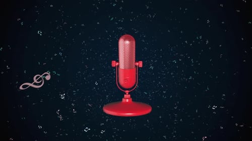 Microfone Particle Object 01