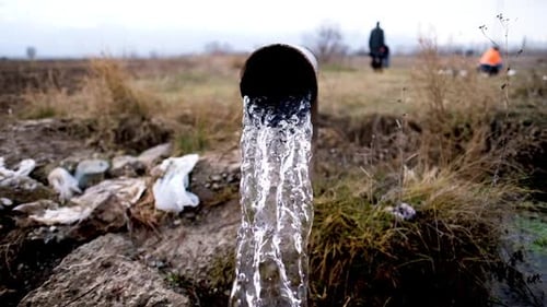 Water Well Drilling Slow Motion