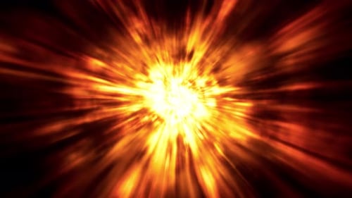 Abstrakter Flammenenergie-Burst-Effekt 4K 01