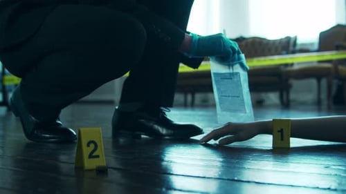 Crime Scene Investigation Collecting Evidence