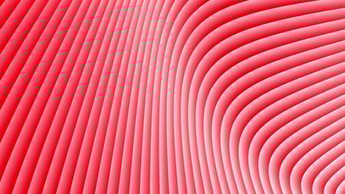 Abstract Fluid Red Wavy Lines Loop Background