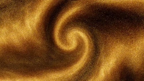 Swirly Golden Energy Partikel HD