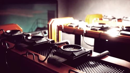 Cryptocurrency Mining Farm Using Computer Graphic Cards