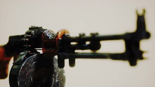 sowjetisches Maschinengewehr