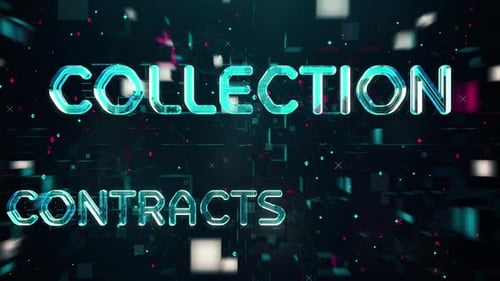 Futuristic NFT Blockchain Digital Art and Crypto Technology Explainer