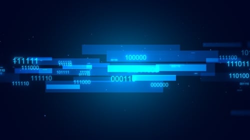 Fundo de código binário