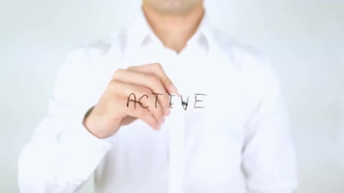 Writing Active on Clear Surface with Marker