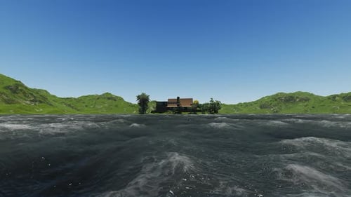 Home In the middle of the island