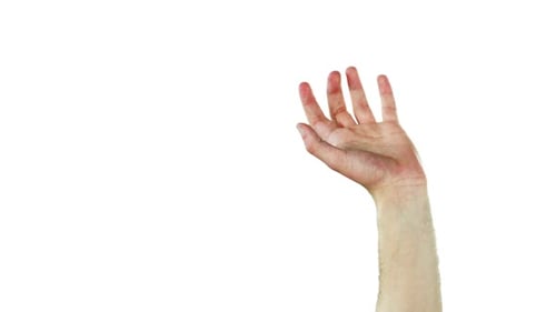 Primer plano de las manos haciendo gestos