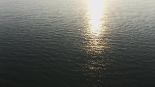 Sea Waves on a Beautiful Sea in the Morning