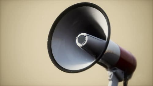 Retro Electric Speaker Megaphone