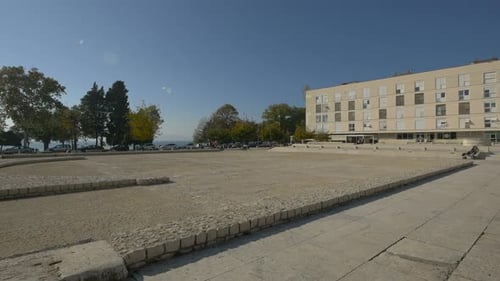 Zeleni square on a sunny day in Zadar