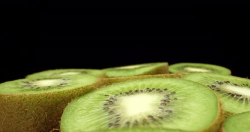 Kiwi fly over super macro view