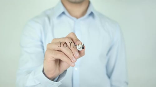 Joyful, Writing On Screen