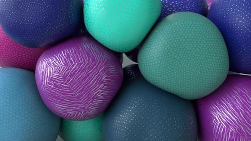 Abstract Colorful Spheres