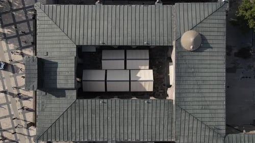 Historical Madrasa Complex Landscape Aerial