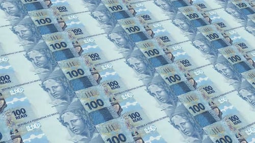 Brazil Money / 100 Brazilian Real 4K