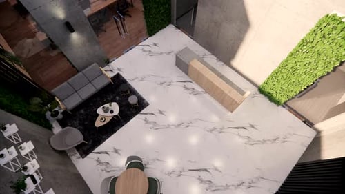 Interior Empty Modern Loft Office open space