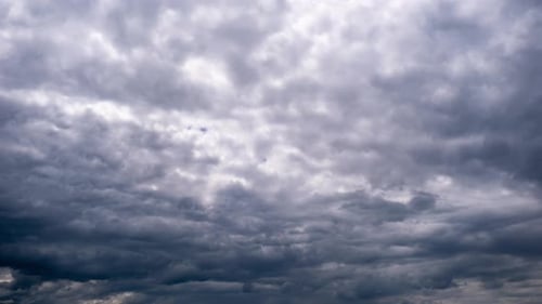Dramatic Gray Clouds Timelapse Across the Sky