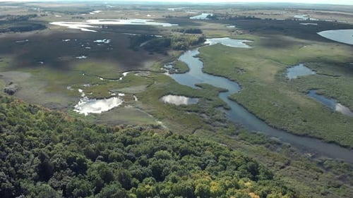 River top view