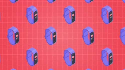 Seamless Loop of Fitness Tracker Smartwatches with Heart Rate Monitor