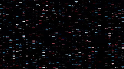 Computer Data Flow. High Tech Computer Data Flow Background. Futuristic Glowing Computer Data