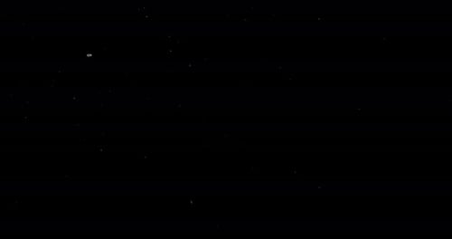 White Particles on Black Background Abstract Texture