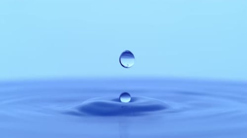 Water drop in slow motion; shot on Phantom Flex 4K at 1000 fps