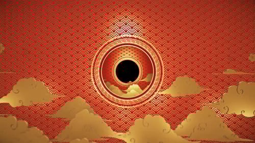 Elegant Chinese New Year Red and Gold Opener