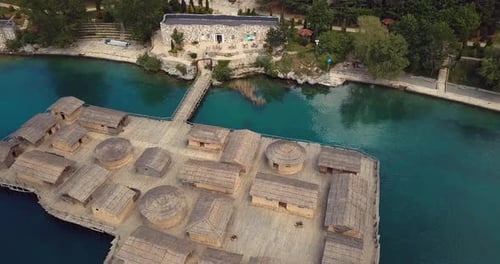 Ohrid Water Museum Aerial