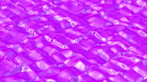 Aesthetic Iridescence Purple Metal Wave Background