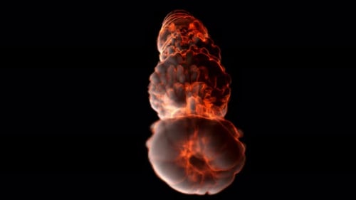 Explosion de forme cylindrique 4K