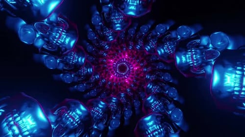 Skull Dance Tunnel 01 Hd