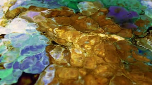 Color Explosion Abstract Art Painting 154
