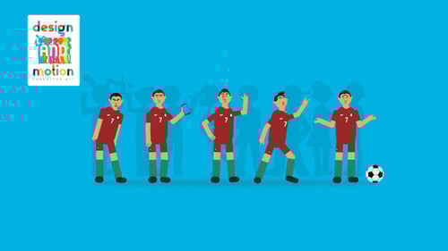 D&M Character Kit: Soccer Player Portugal