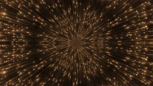 Radiant Golden Sparkle Particle Burst Celebration Animation