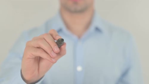 Commerce, écriture sur écran transparent