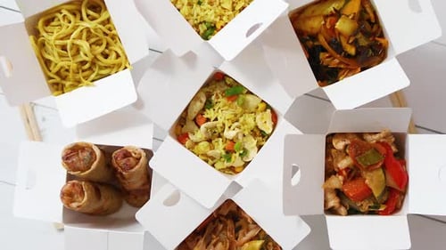 Take Away Food Concept