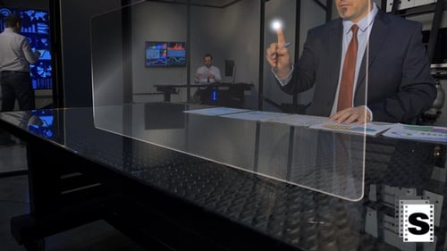 Touchscreen im Büro