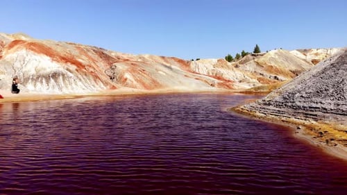 The lake at the quarry.