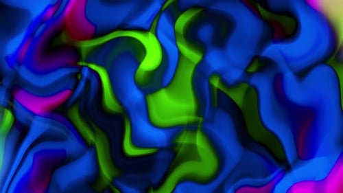 Vibrant Fluid Abstract Liquid Motion Background Loop