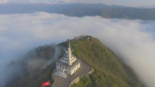 Mosque on Top of Mountain