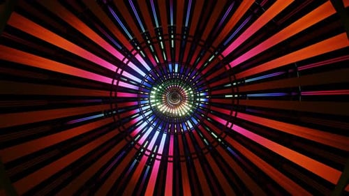 Résumé du tunnel d'animation VJ Loop 02