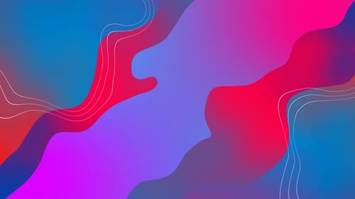 Fluid Abstract Gradient Background Animation Loop